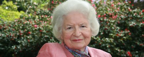 P.D. James, author